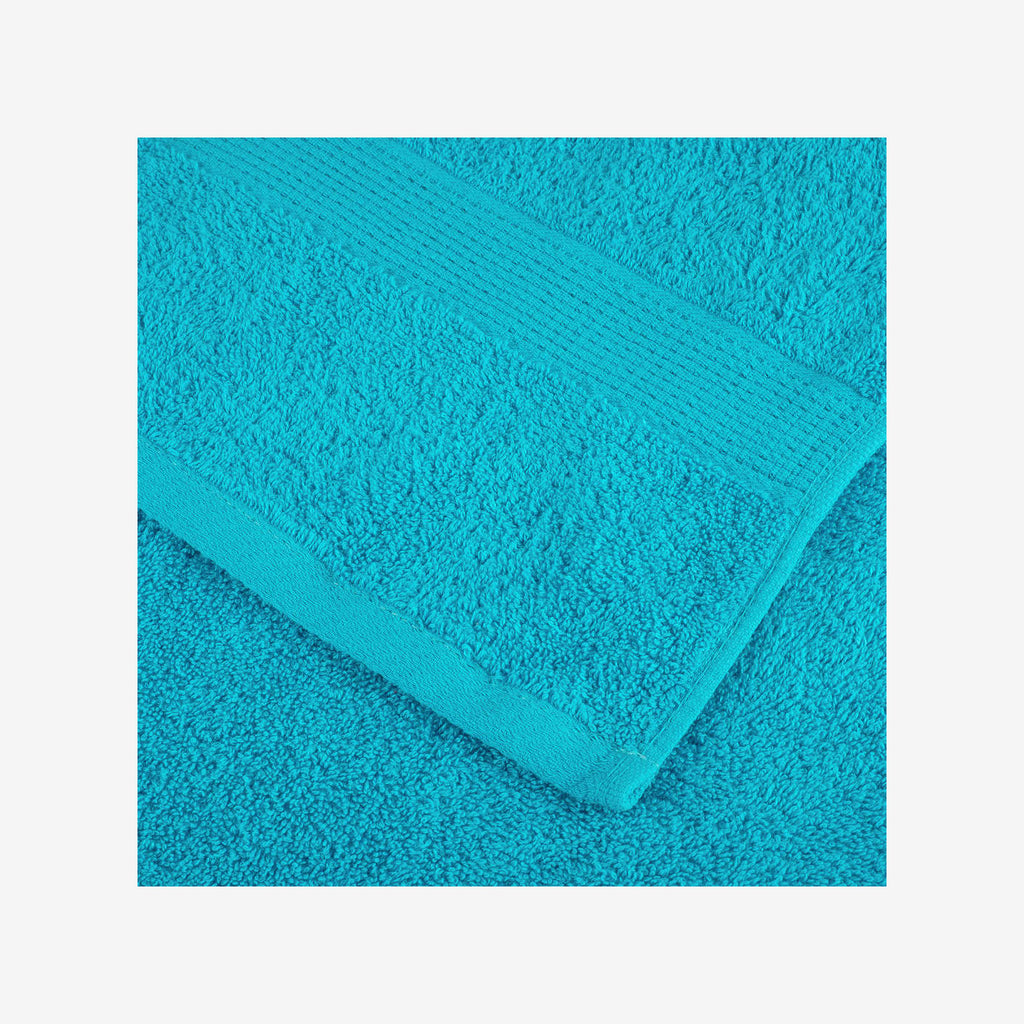 Towel Cotton Turquoise 200 x 100 cm Bathroom Bath Linen Home Towels Variant 2