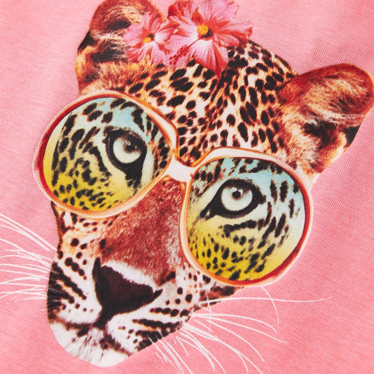 Kids T-Shirt Cotton Neon Pink 128 Children's Top Kids Clothing Kids Wear 128