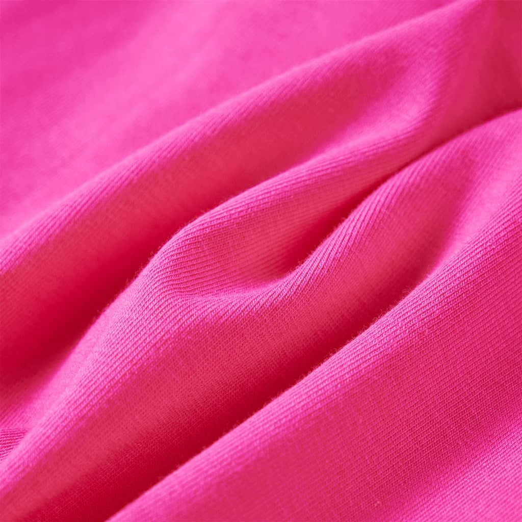 Kids T-Shirt Cotton Dark Pink 104 Children's Top Kids Clothing Kids Wear Long