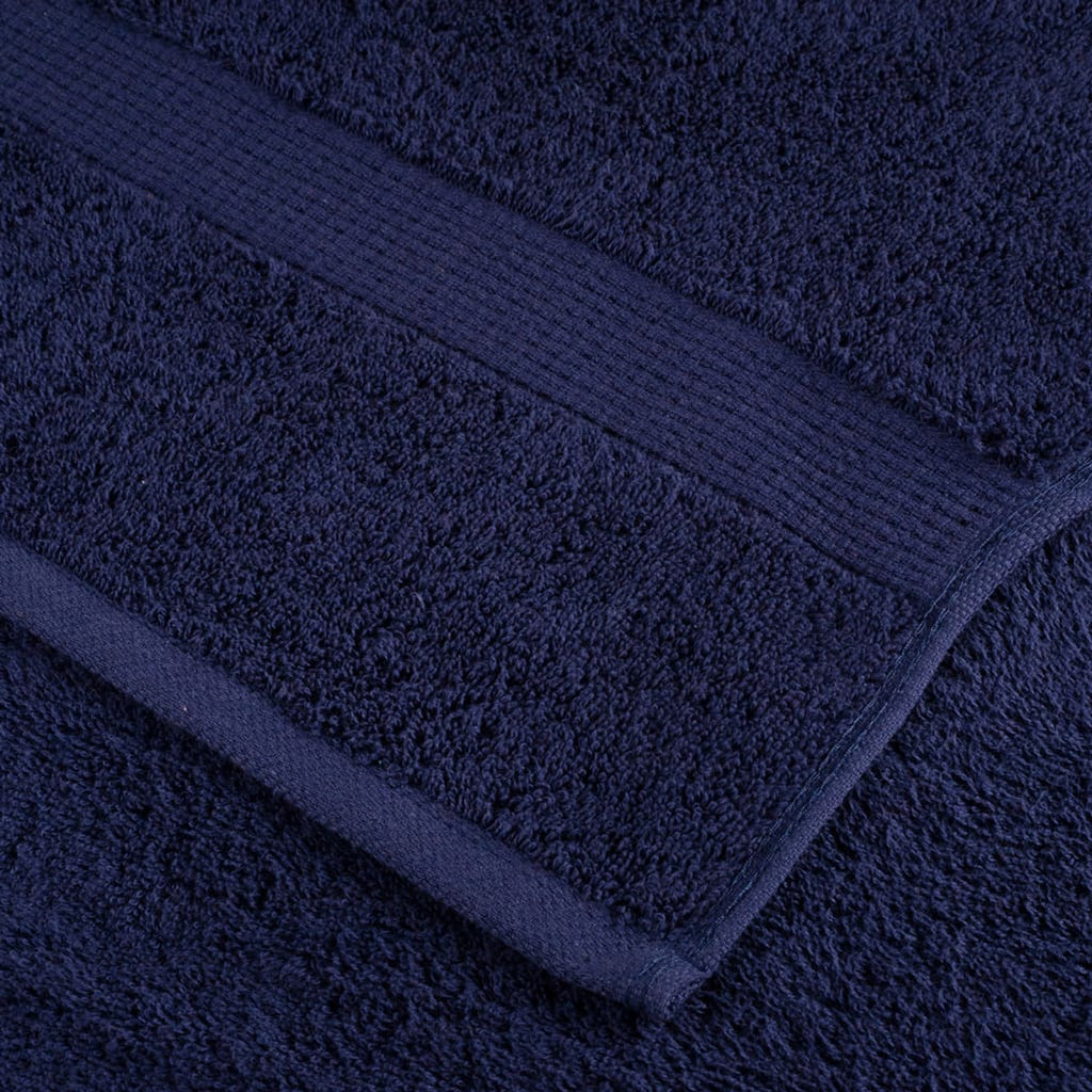 Towel Cotton Navy Blue 100 x 50 cm Bathroom Bath Linen Home Towels Variant 2