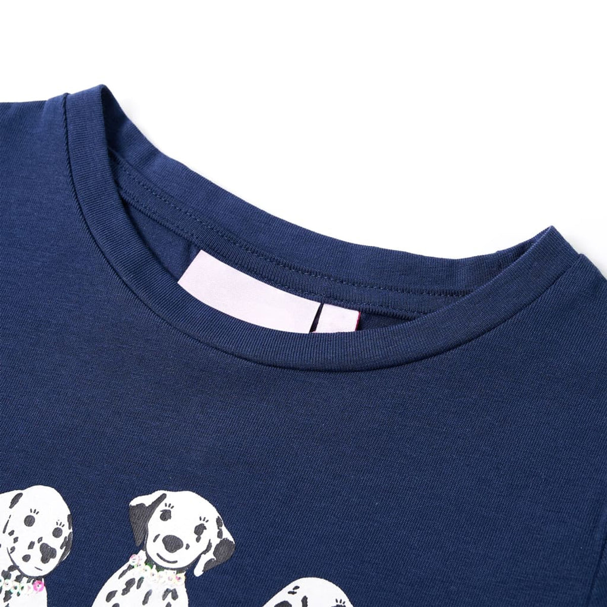 Kids T-Shirt Cotton Navy Blue 116 Children's Top Kids Clothing Kids Wear 116