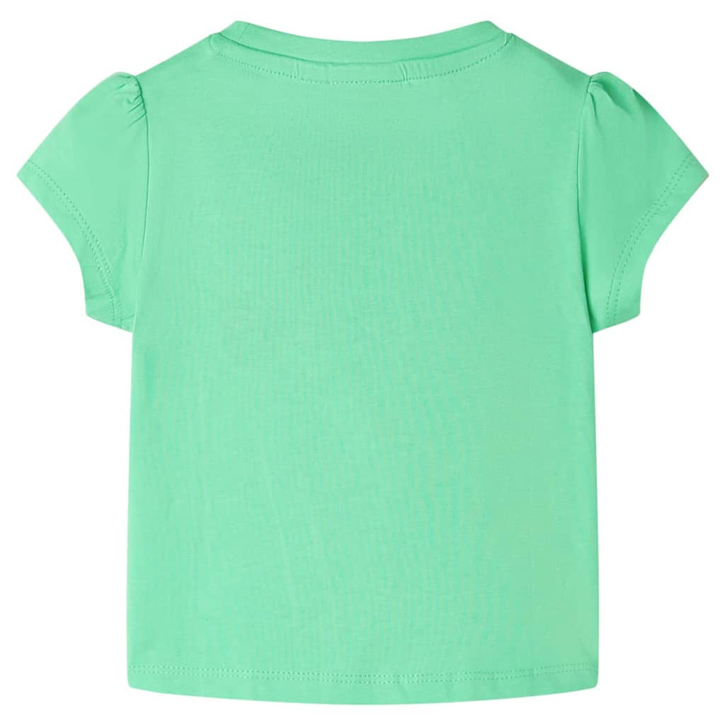 Kids T-Shirt Cotton Light Green 116 Children's Top Kids Clothing Variant 2