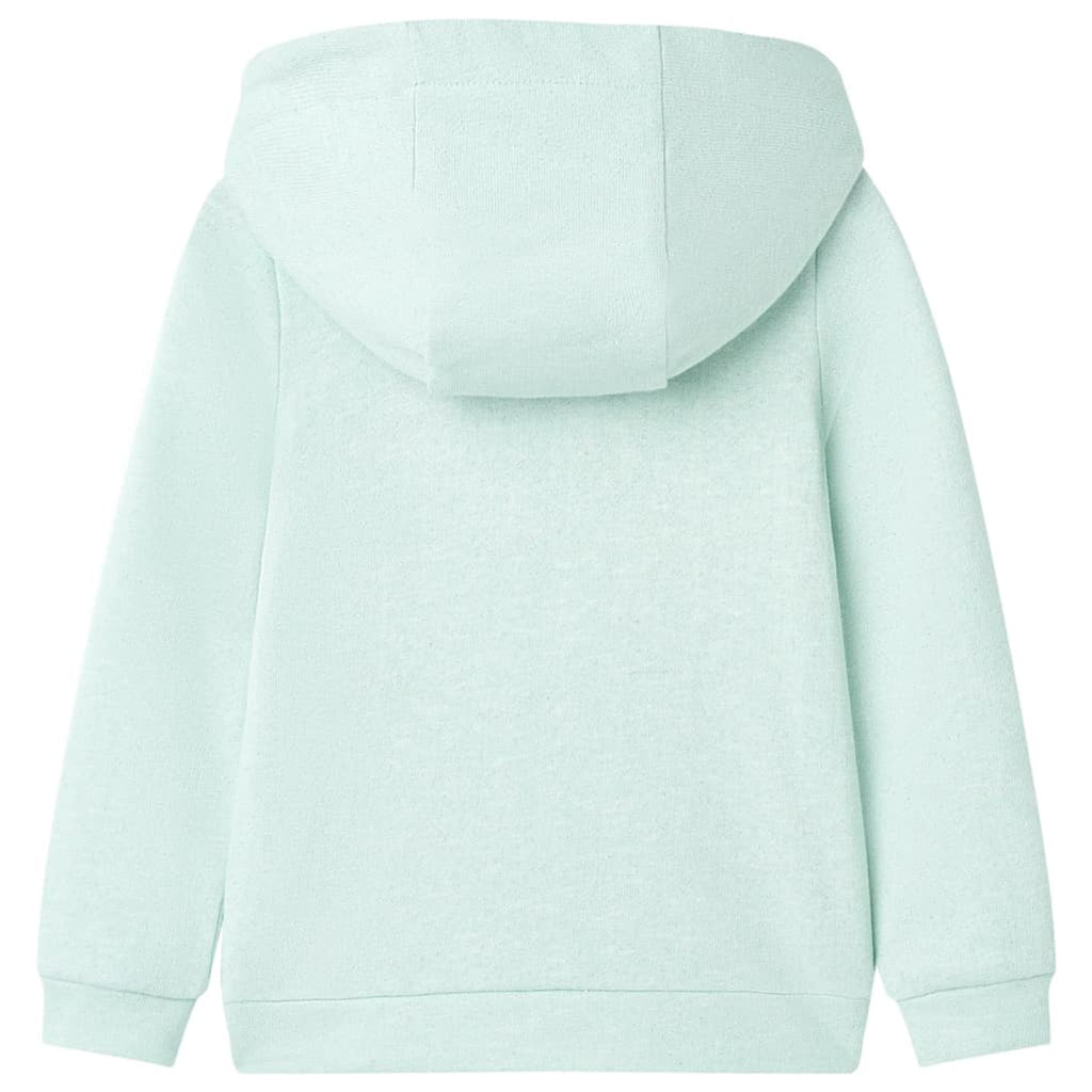 Sweatshirt Cotton Light Mint Mix 92 Kids Clothing Children's Top Kids Wear Zip