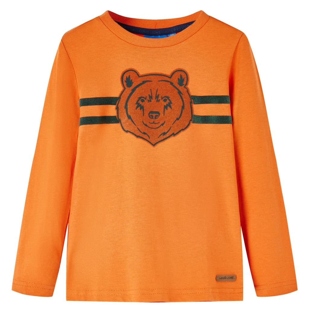 Kids T-Shirt Cotton Dark Orange 92 Children's Top Kids Clothing Kids Variant 2