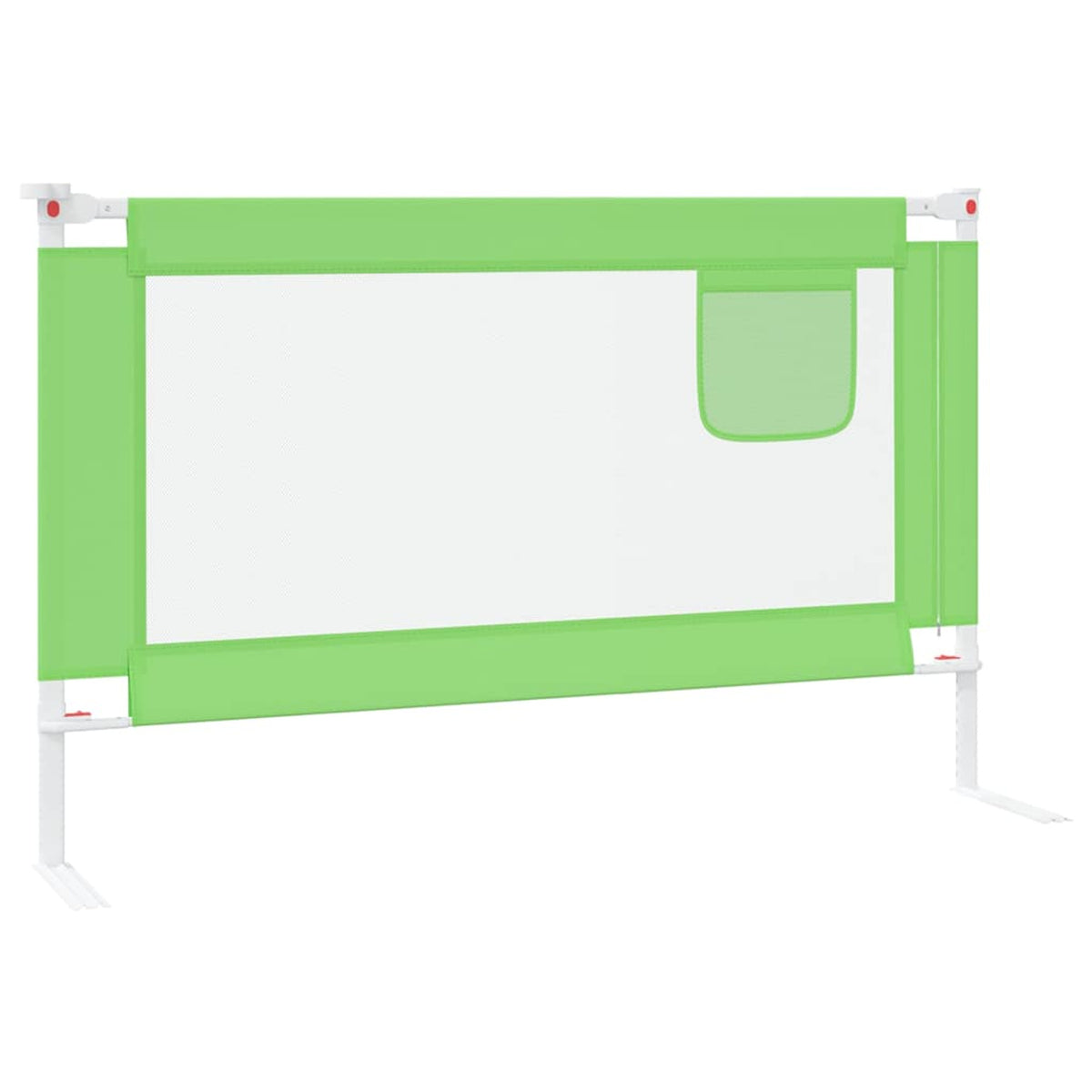 Toddler Safety Bed Rail Fabric (100% Polyester) Green 120 x 25 x 95 cm
