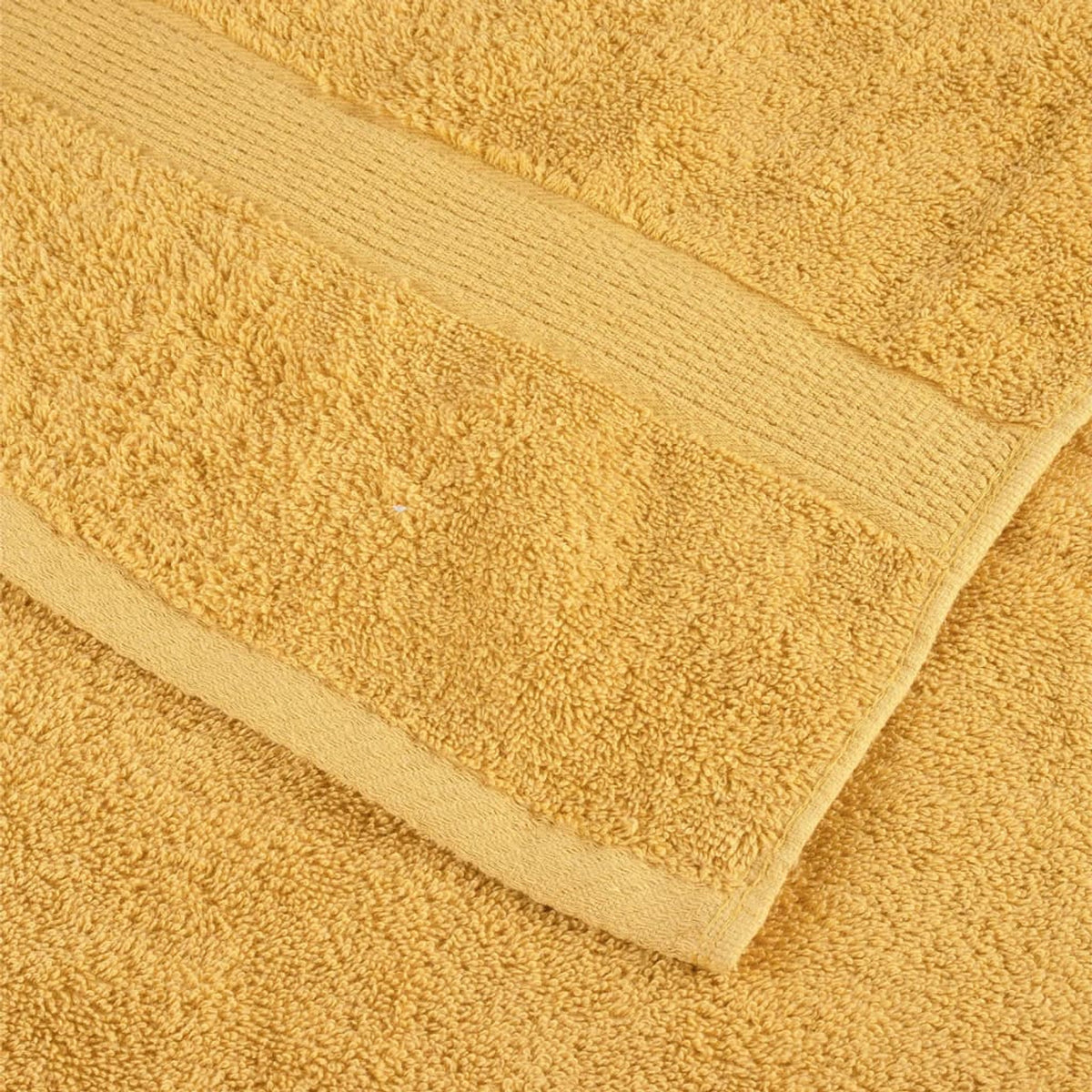 Towel Cotton Gold 200 x 80 cm Bathroom Bath Linen Home Towels 2 pcs Variant 2