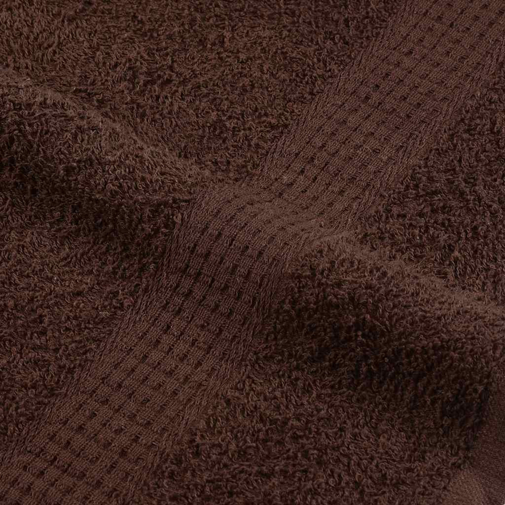 Towel Cotton Brown 15 x 21 cm Bathroom Bath Linen Home Bath Towels & Flannels