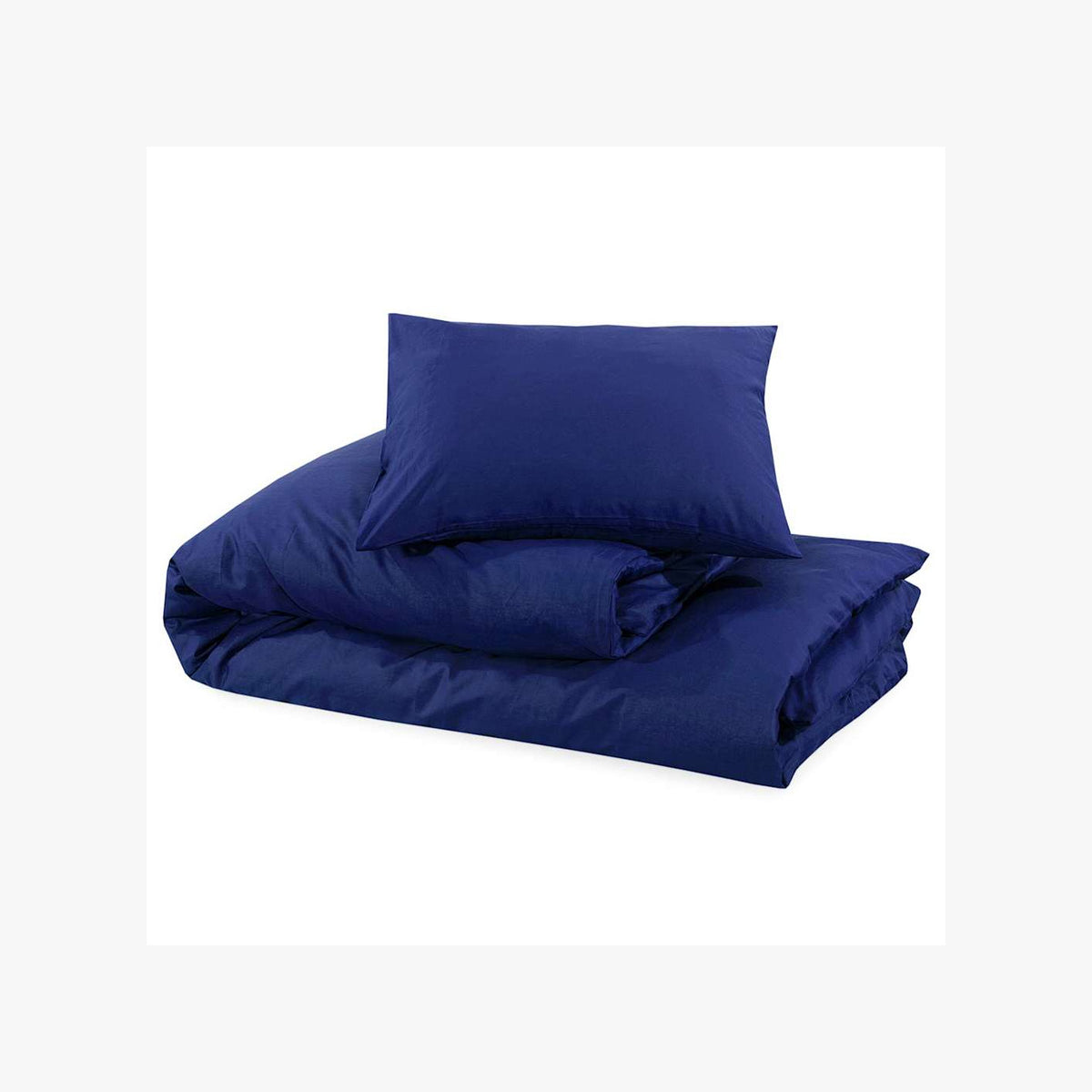 Duvet Cover Cotton Navy Blue 200 x 200 cm Bedding Bed Linen Bedroom Variant 2