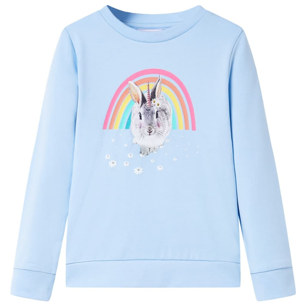 Sweatshirt Cotton Light Blue 116 Kids Clothing Children's Top Kids Wear 116