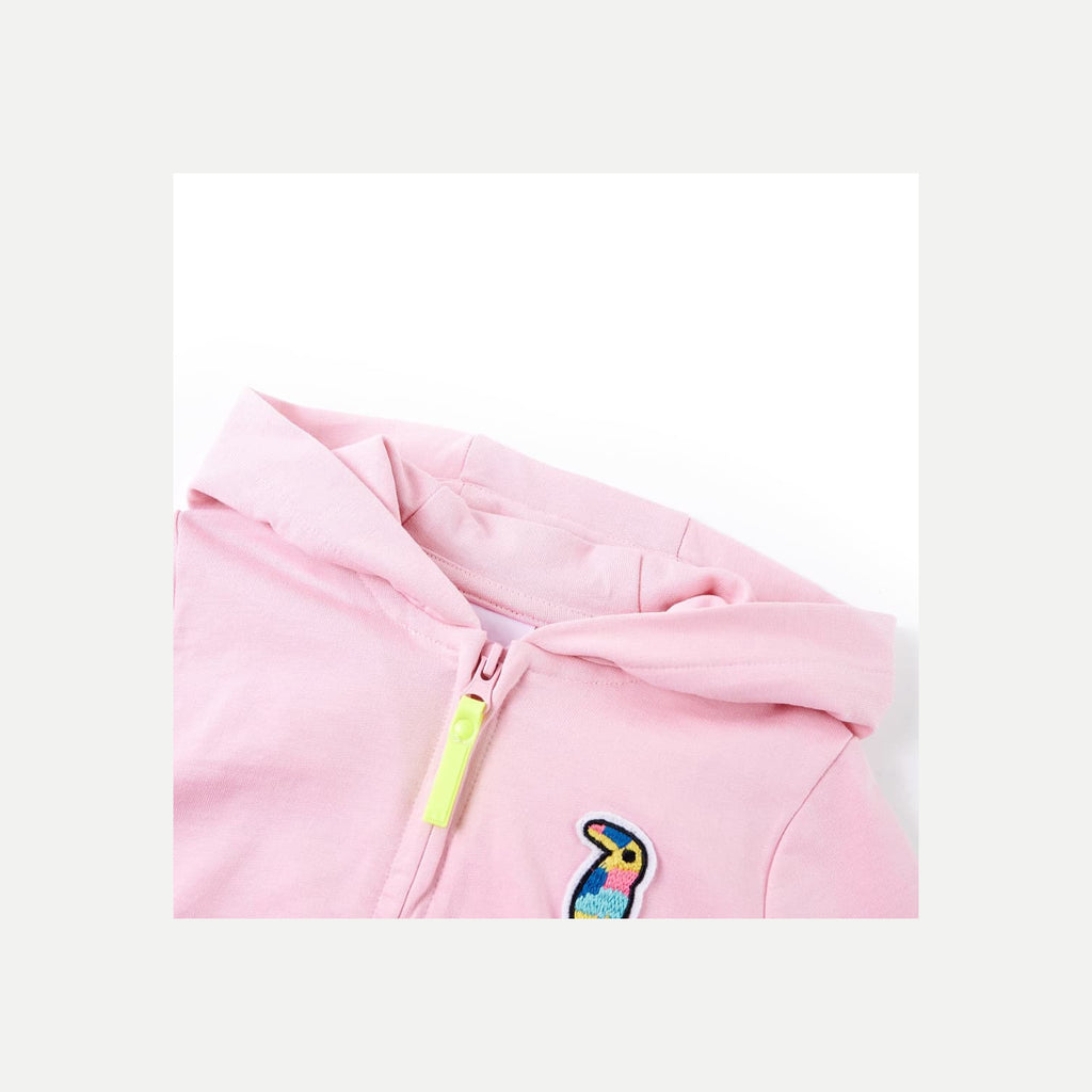 Sweatshirt Cotton Bright Pink 104 Kids Clothing Children's Top Kids Wear Zip