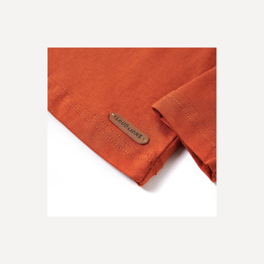 Kids T-Shirt Cotton Light Rust 104 Children's Top Kids Clothing Kids Wear Long