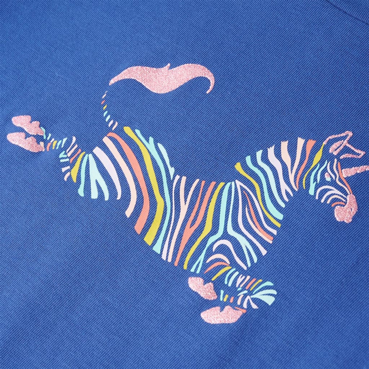 Kids T-Shirt Cotton Cobalt Blue 128 Children's Top Kids Clothing Kids Wear 128