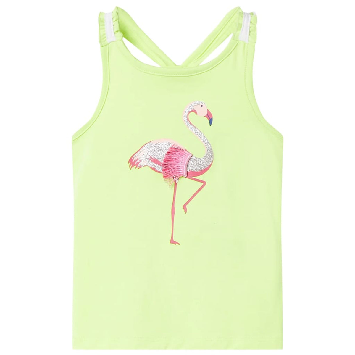 Kids'Tank Top Neon Cotton Neon Yellow 116 Kids Clothing Children's Wear 116