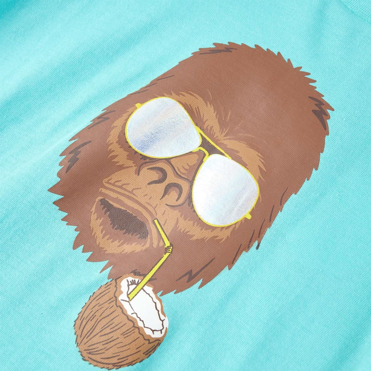 Kids T-Shirt Cotton Aqua 140 Children's Top Kids Clothing Kids Wear Kids' Tops