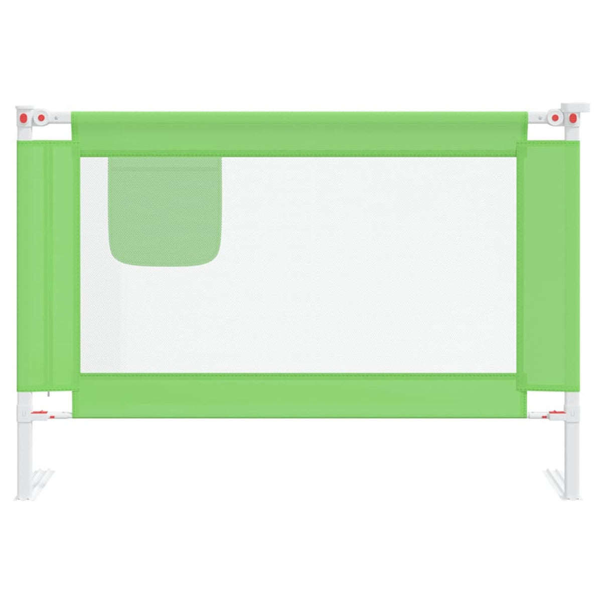 Toddler Safety Bed Rail Fabric (100% Polyester) Green 100 x 25 x 95 cm