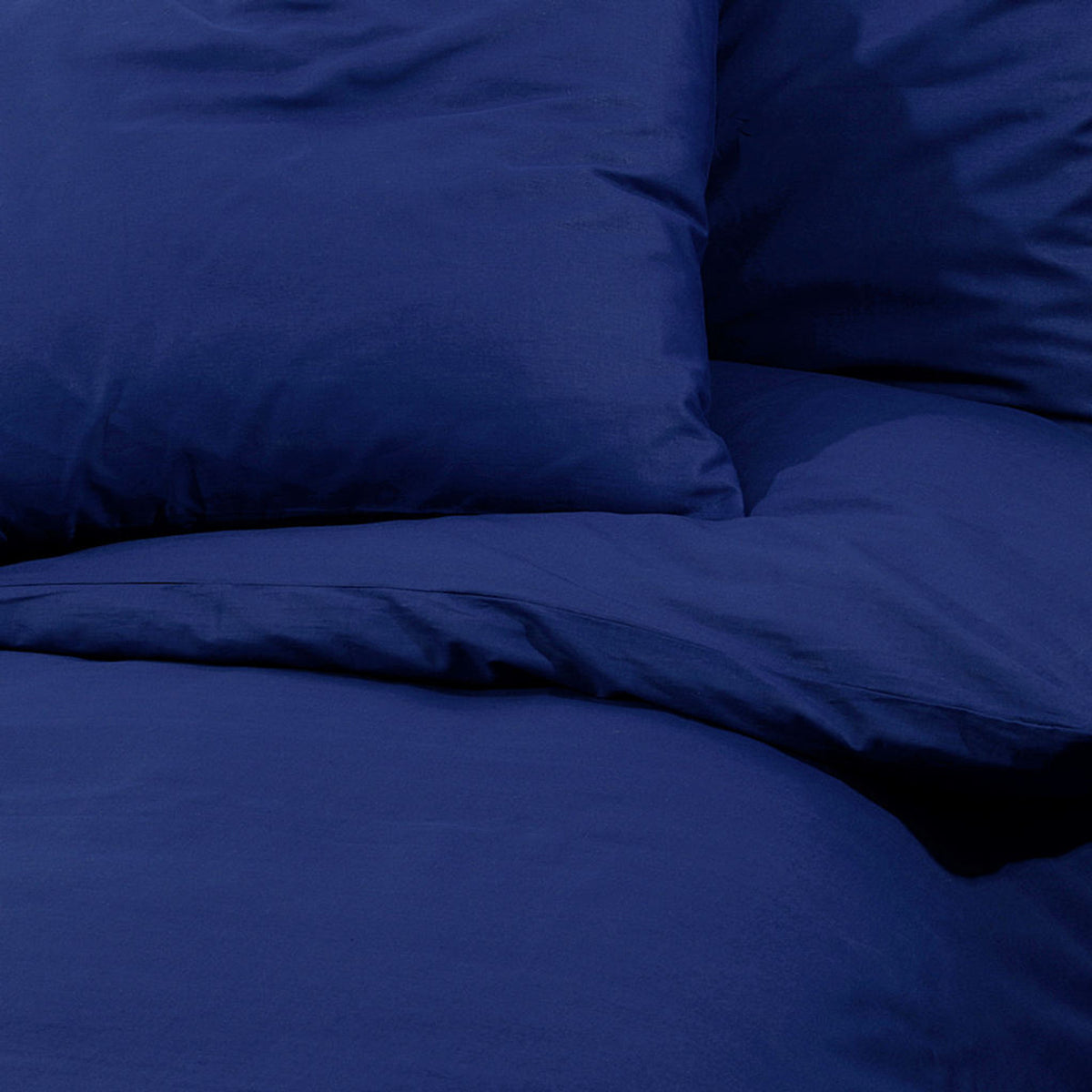 Duvet Cover Cotton Navy Blue 200 x 200 cm Bedding Bed Linen Bedroom Variant 2