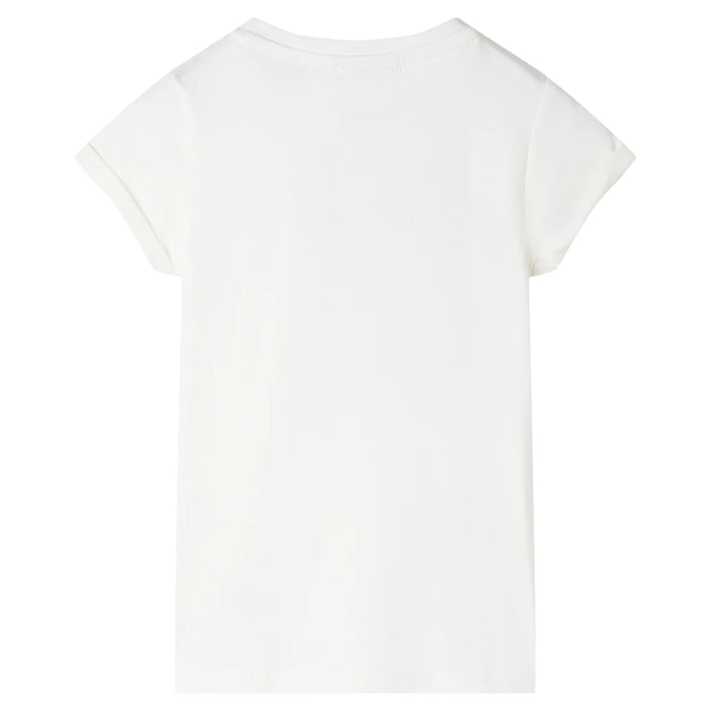 Kids T-Shirt Cotton Ecru 116 Children's Top Kids Clothing Kids Wear Variant 6
