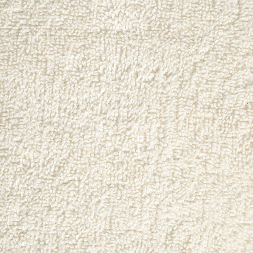 Towel Cotton Cream 30 x 30 cm Bathroom Bath Linen Home Towels 10 pcs Variant 2