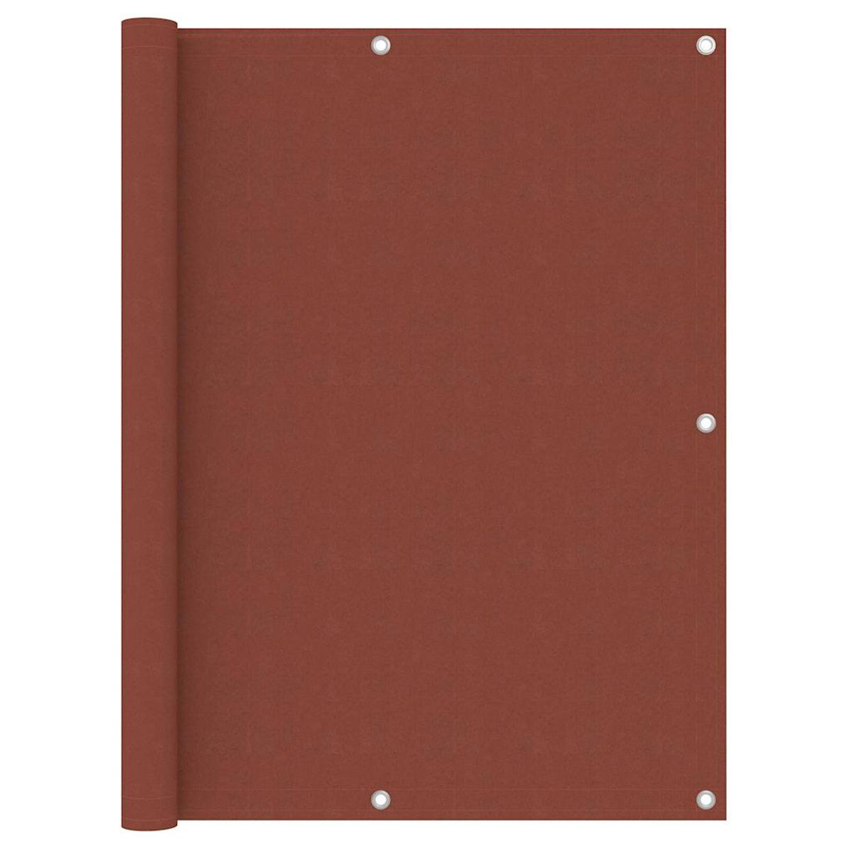 Balcony Screen Terracotta Oxford Fabric Waterproof UV Resistant 120 x 500 cm