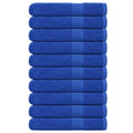 Towel Cotton Blue 200 x 80 cm Bathroom Bath Linen Home Towels 10 pcs Sauna