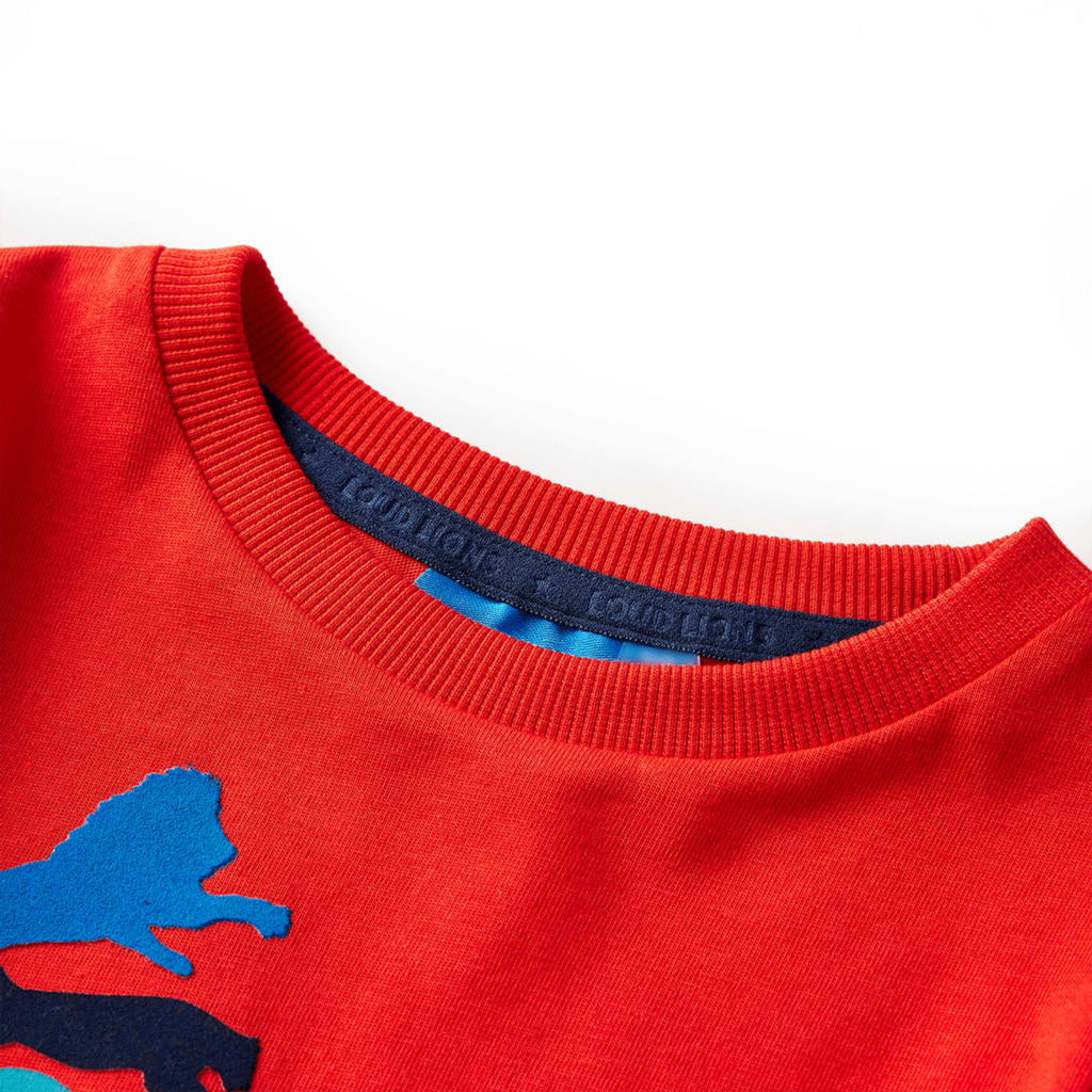 Kids T-Shirt Cotton Red 104 Children's Top Kids Clothing Kids Wear Variant 8