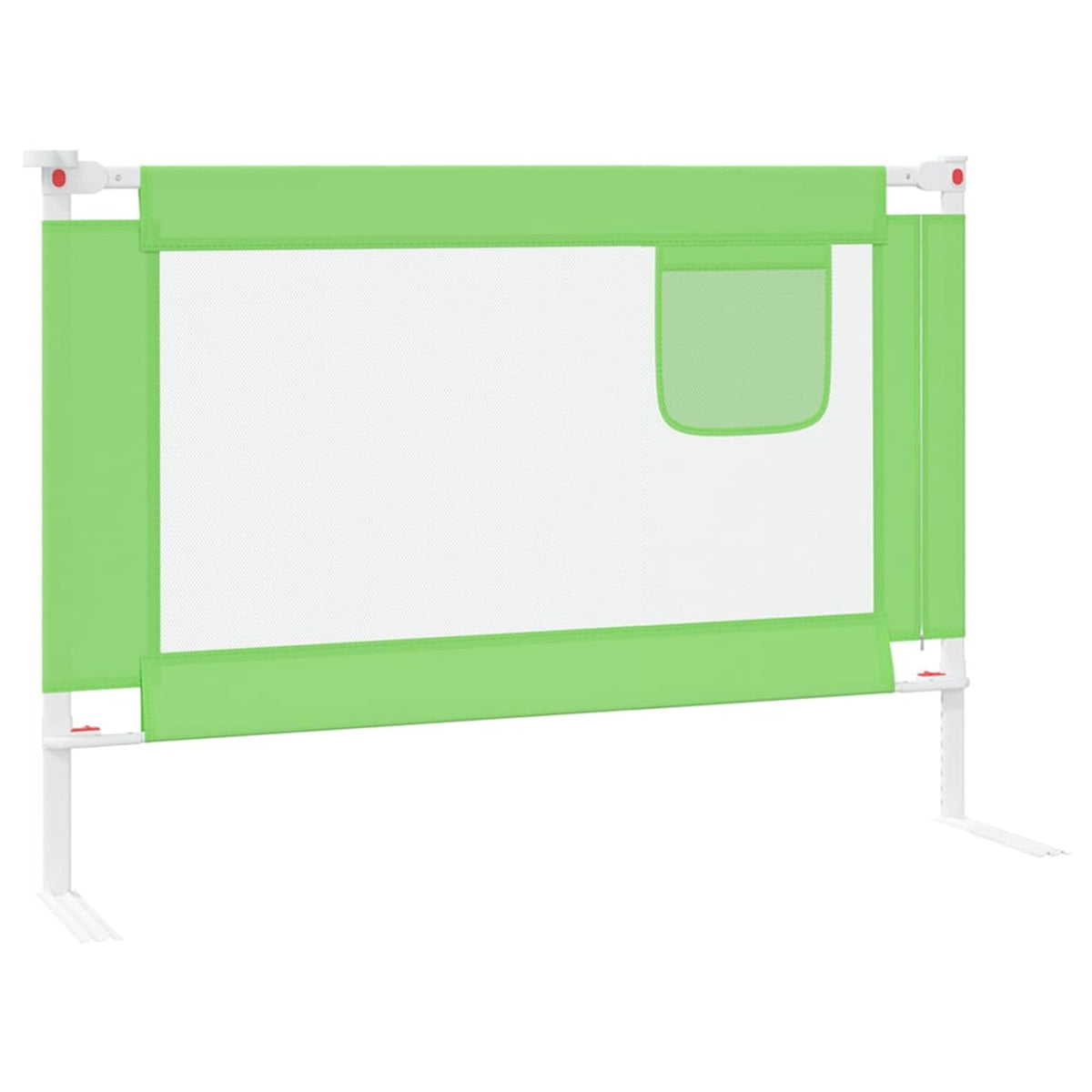 Toddler Safety Bed Rail Fabric (100% Polyester) Green 90 x 25 x 95 cm Bedguard