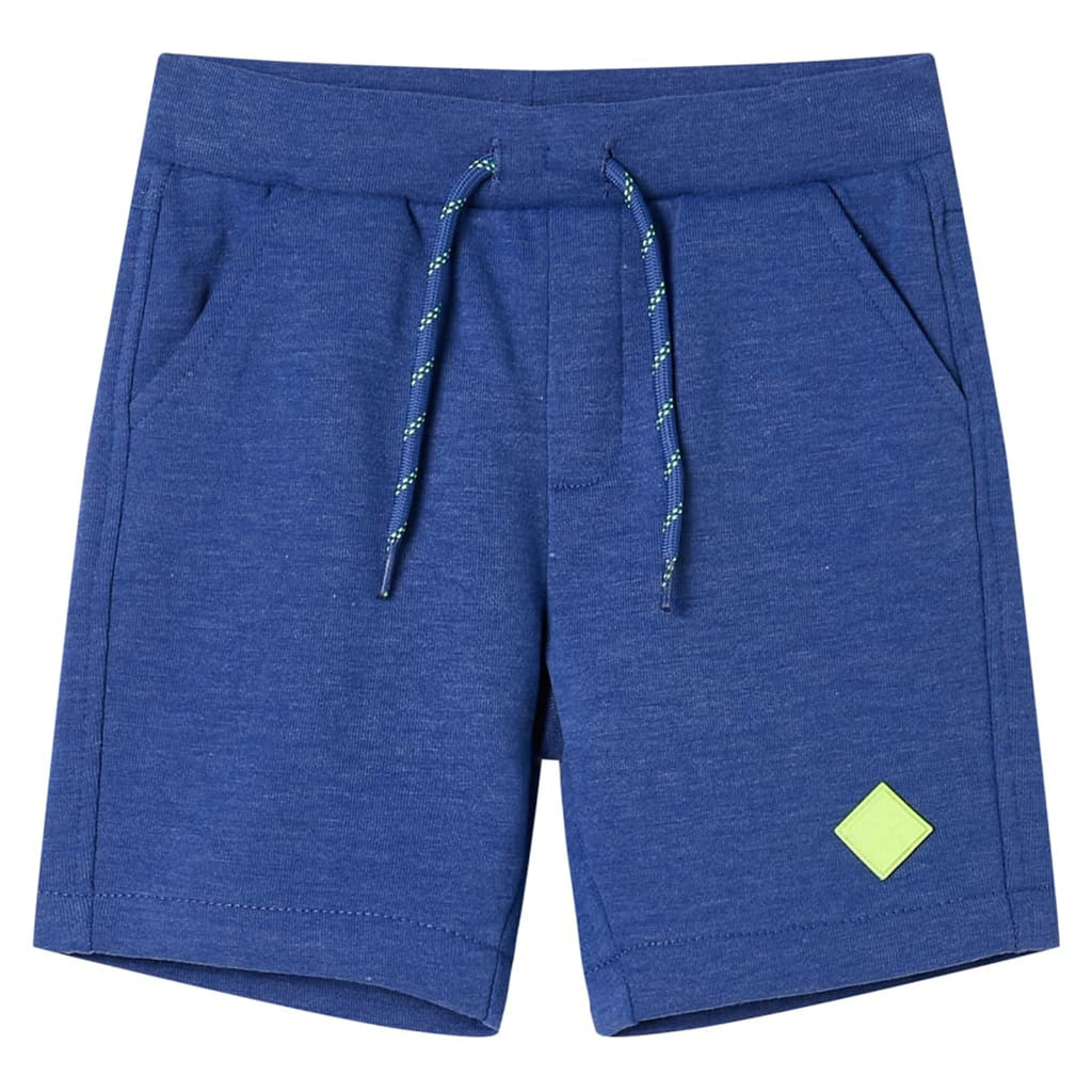 Shorts Cotton Blue Melange 128 Kids' Bottoms Kids' Bottom Kids'Shorts