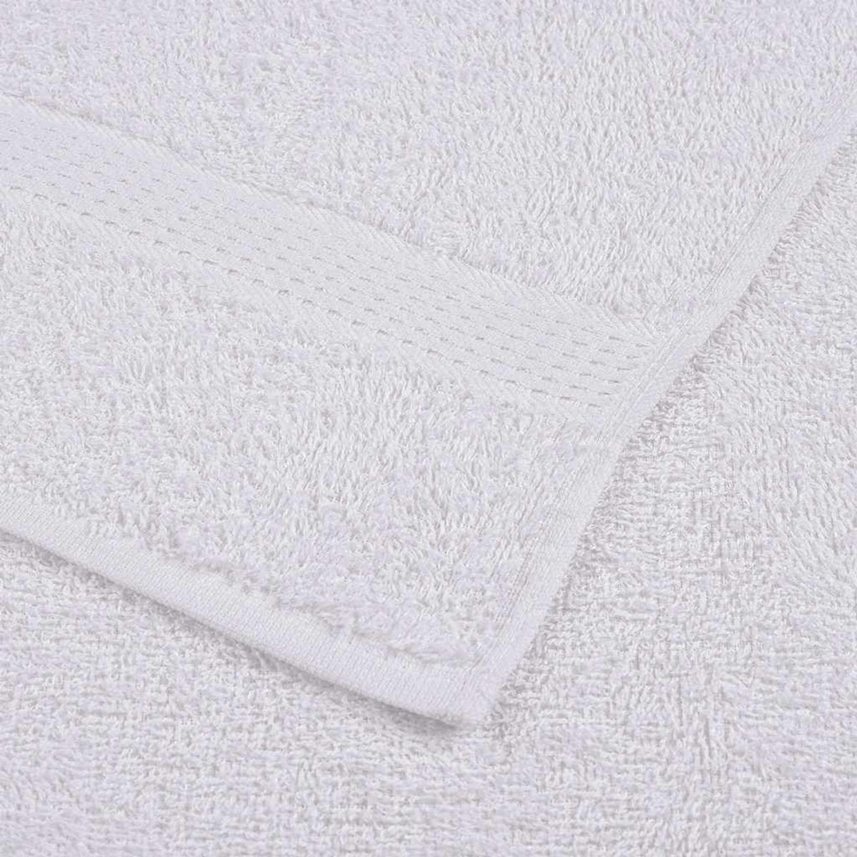 Towel Cotton White 100 x 50 cm Bathroom Bath Linen Home Towels 10 pcs Hand