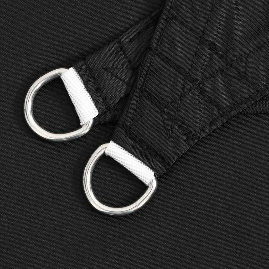 Sunshade Sail Oxford Fabric Black Water Resistant UV Resistant Variant 6