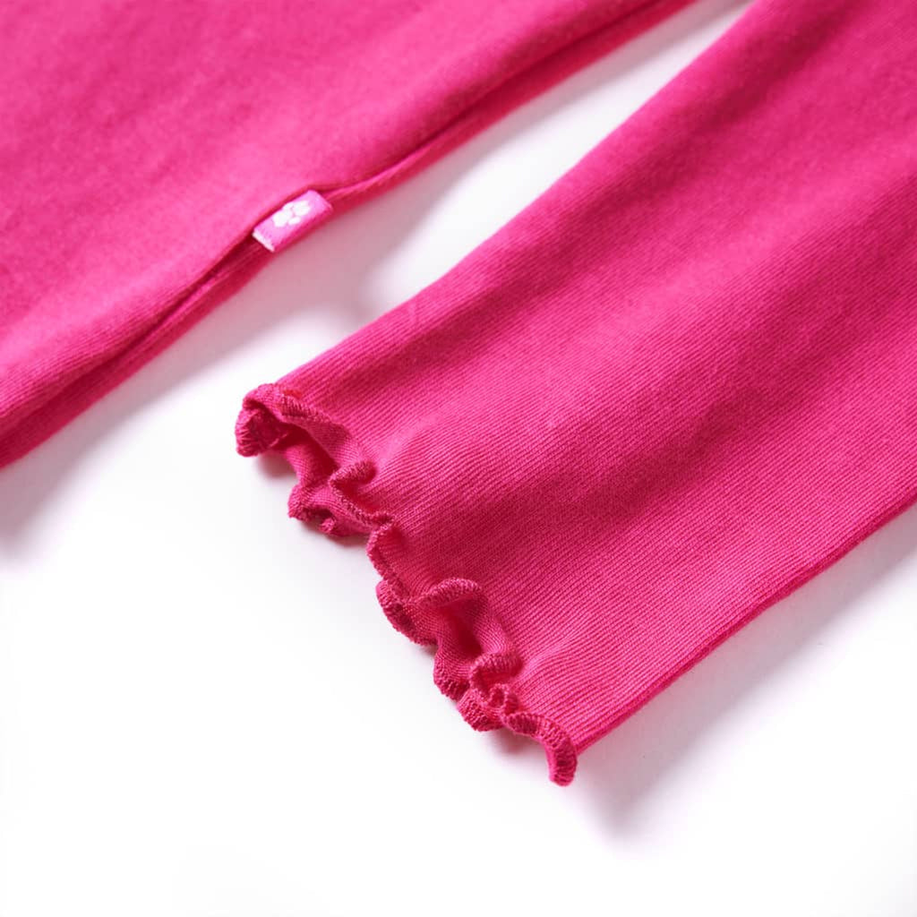 Kids T-Shirt Cotton Bright Pink 116 Children's Top Kids Clothing Variant 4
