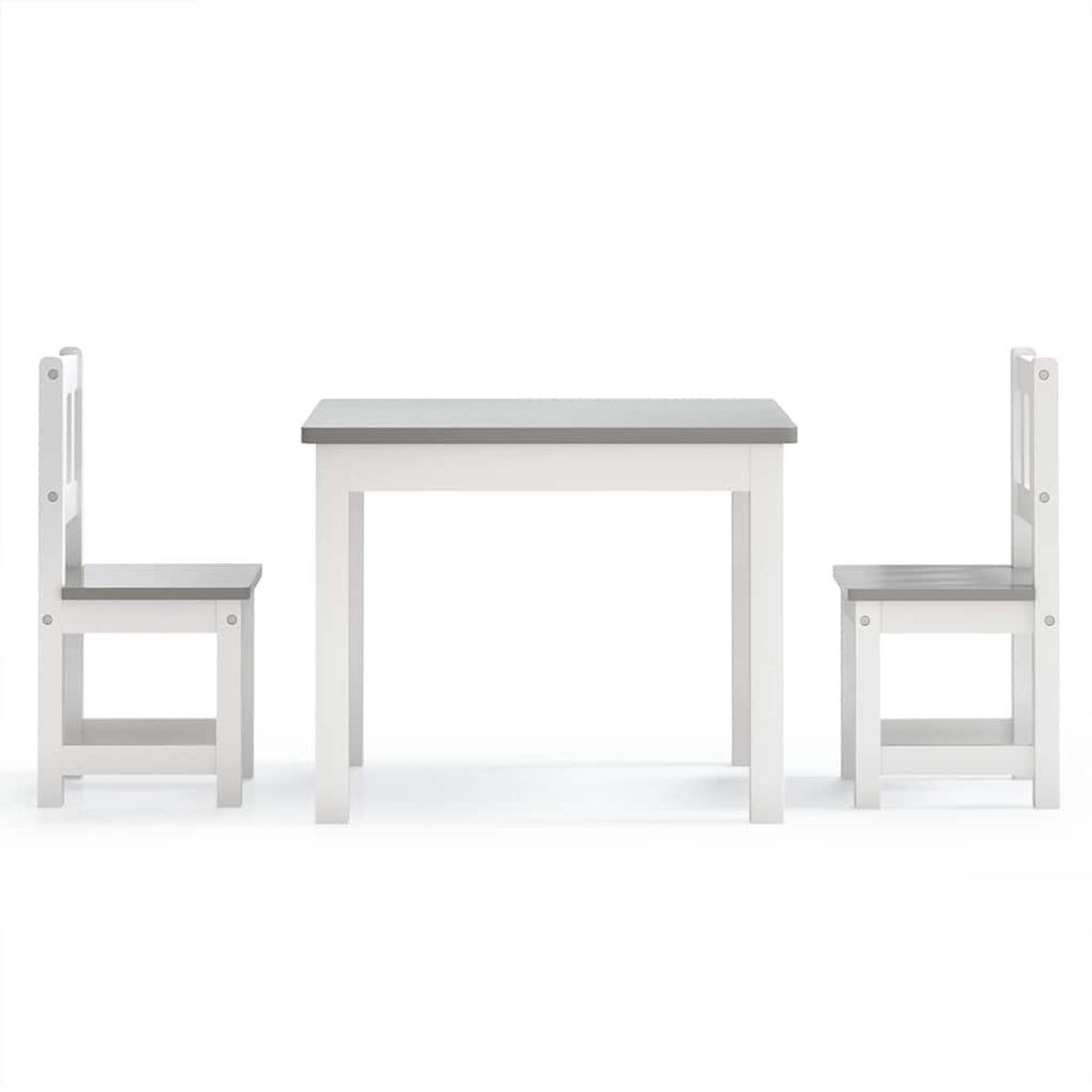 Table Mdf White 60 x 50 x 48 cm Furniture Home Dining Baby Toddler Furniture