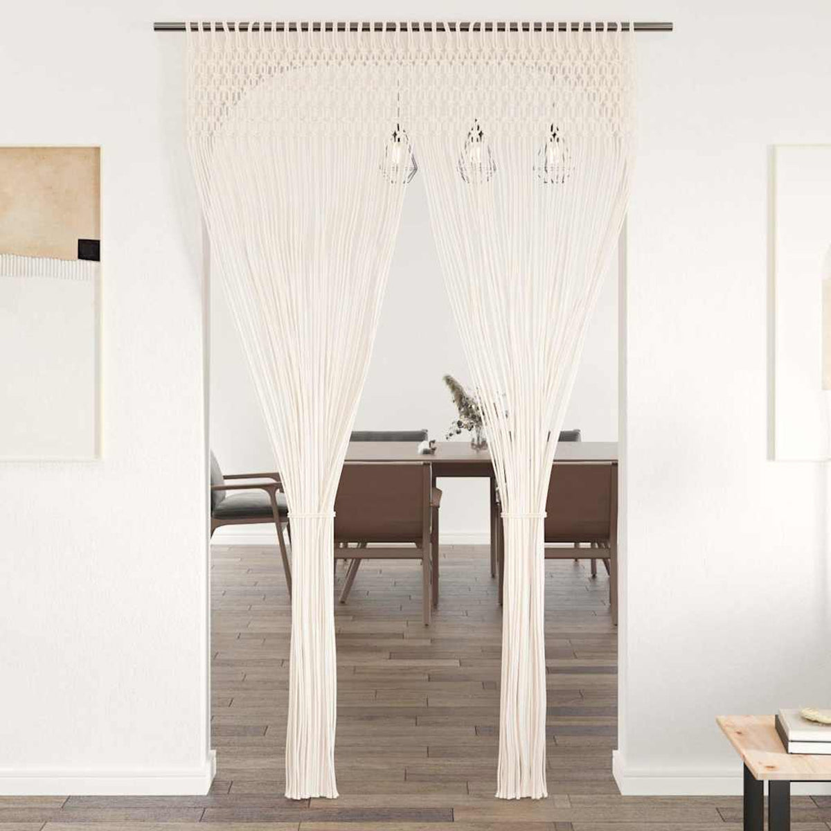 Curtain Cotton Cream 240 x 140 cm Window Dressing Home Furnishings Curtains