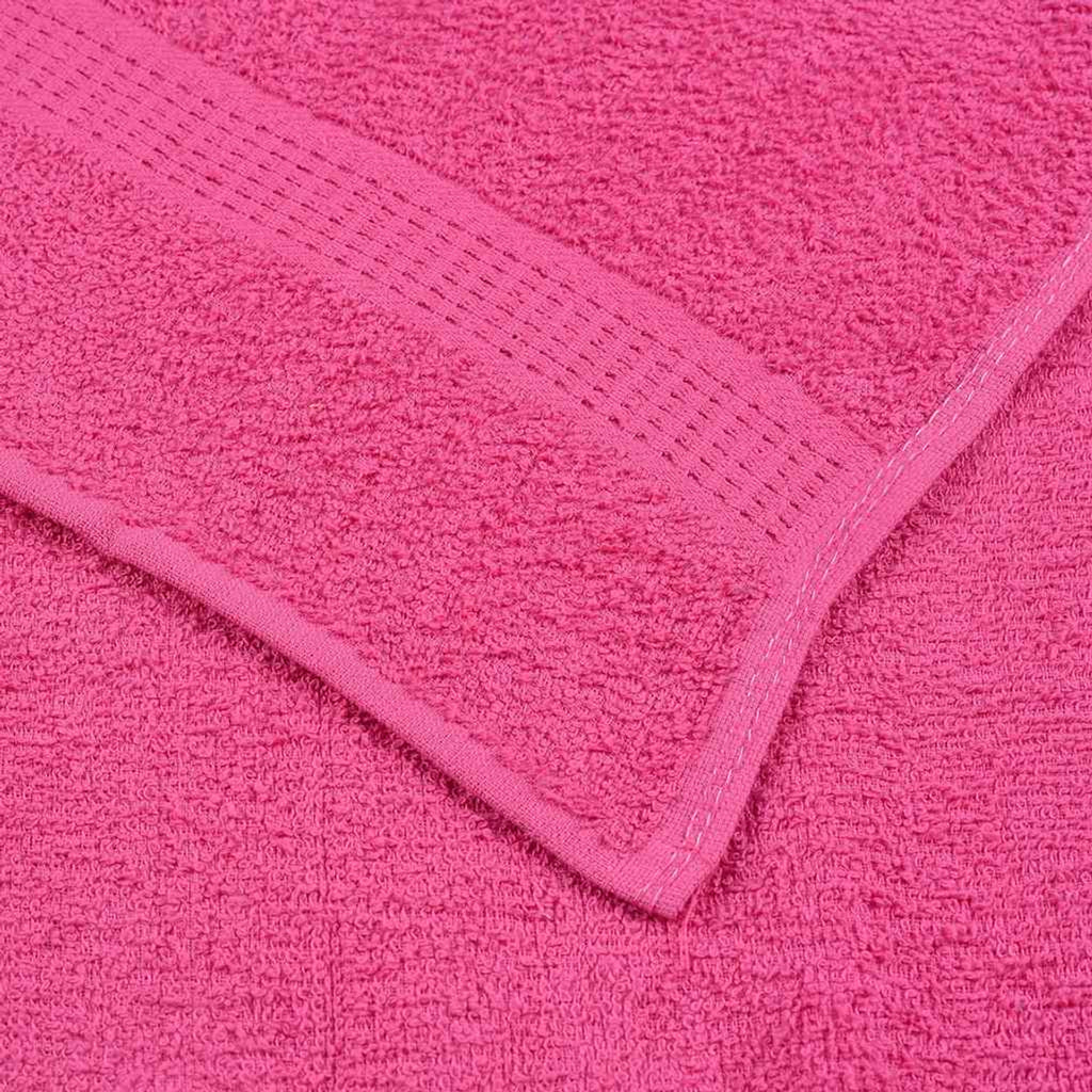 Towel Cotton Pink 200 x 100 cm Bathroom Bath Linen Home Towels 2 pcs FROGN