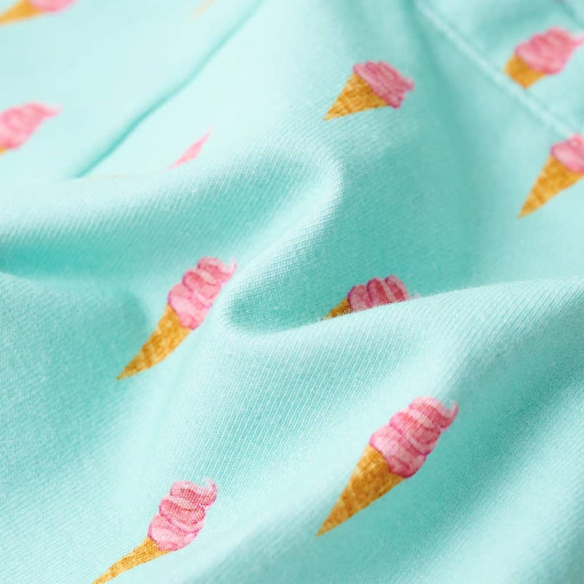 Shorts Cotton Light Mint 104 Kids' Bottoms Kids' Bottom Kids'Shorts Drawstring