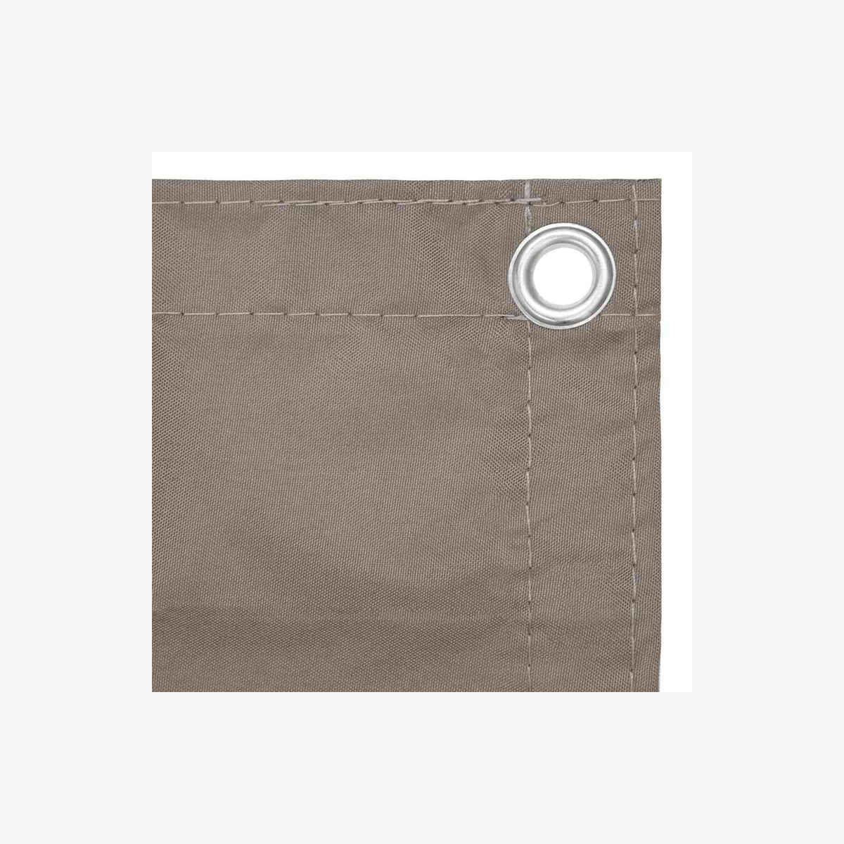 Balcony Screen Oxford Fabric Taupe Waterproof UV Resistant 90 x 300 cm 90x300cm