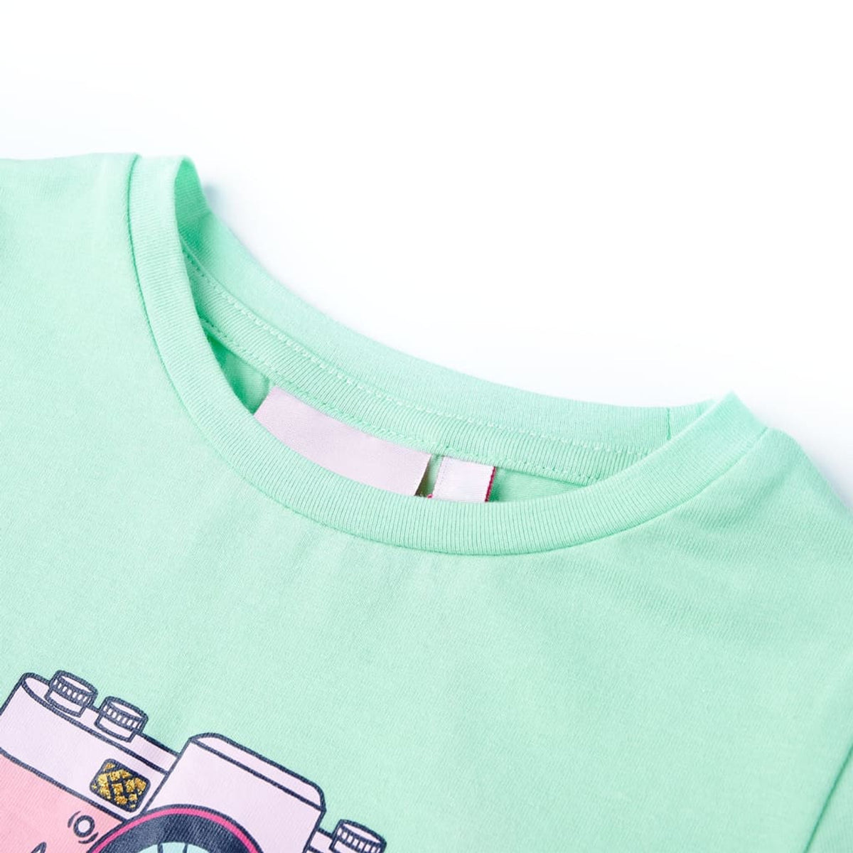 Kids T-Shirt Cotton Bright Green 116 Children's Top Kids Clothing Kids Wear