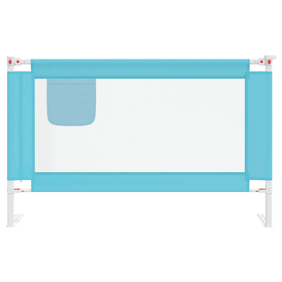 Toddler Safety Bed Rail Fabric (100% Polyester) Blue 120 x 25 x 95 cm Bedguard