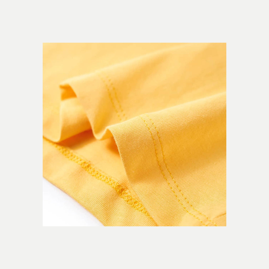 Kids T-Shirt Cotton Light Ochre 104 Children's Top Kids Clothing Kids Wear 104