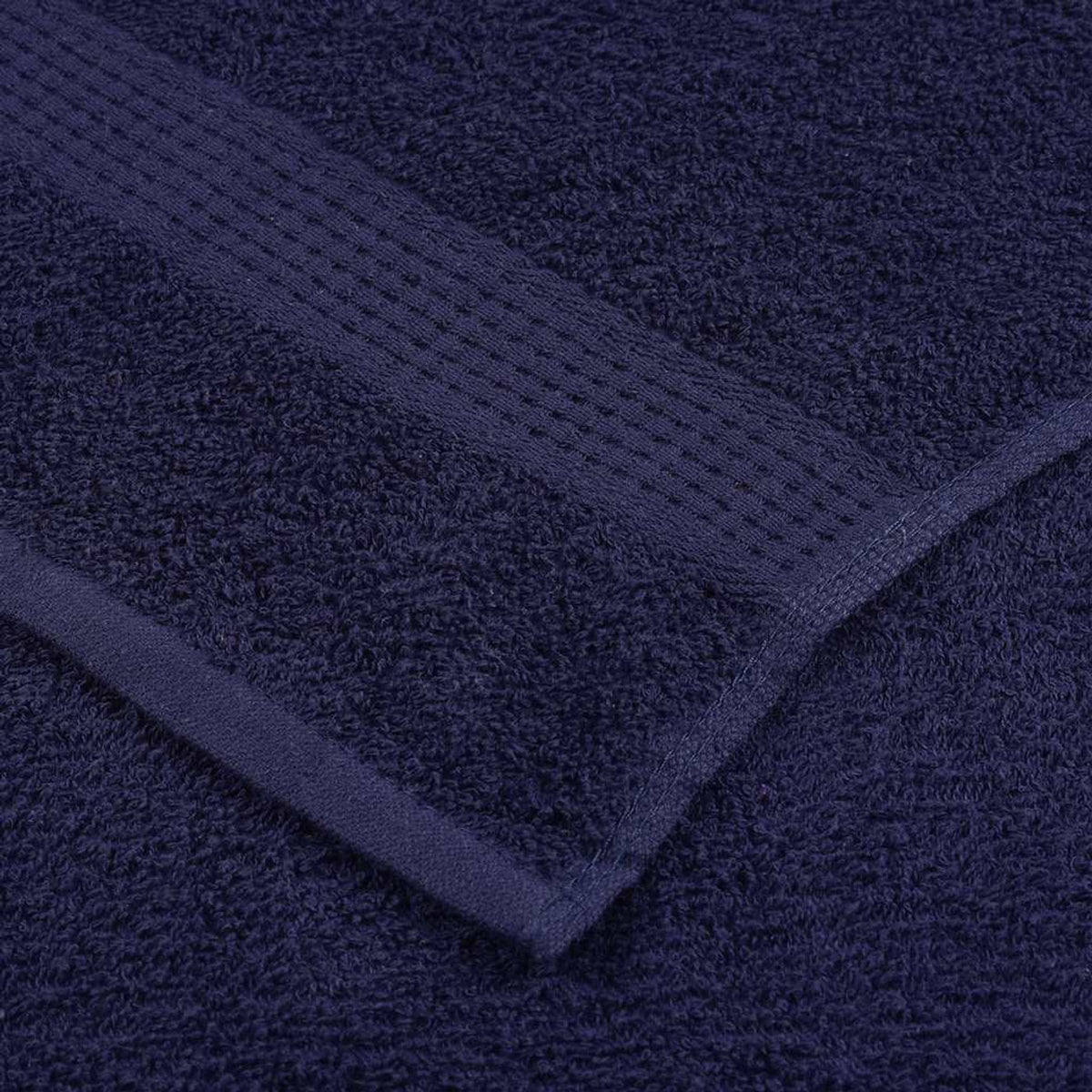 Towel Cotton Navy Blue 50 x 100 cm Bathroom Bath Linen Home Bath Towels 6