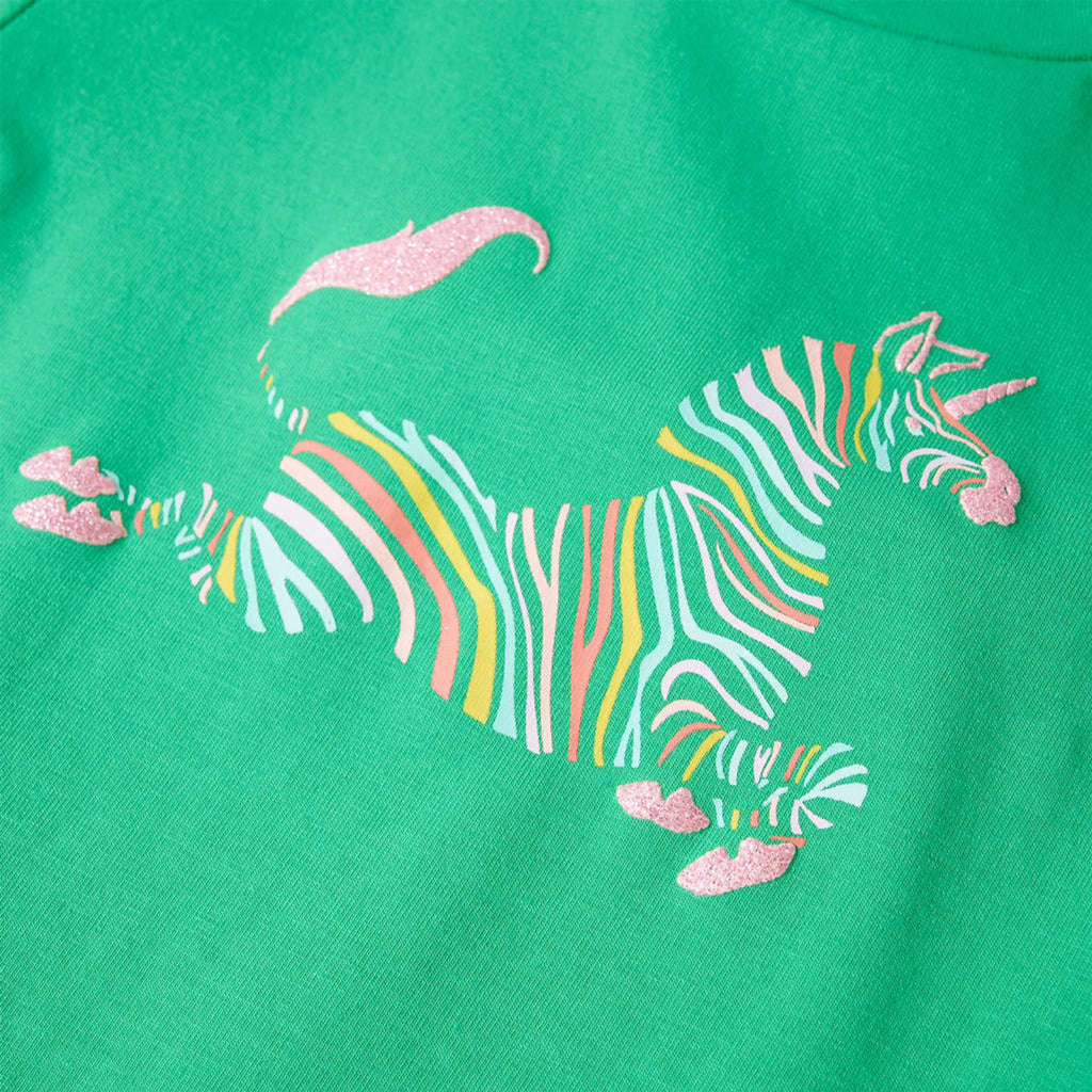 Kids T-Shirt Cotton Green 128 Children's Top Kids Clothing Kids Wear Kids'