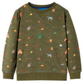 Sweatshirt Cotton Khaki 116 Kids Clothing Children's Top Kids Wear Variant 3