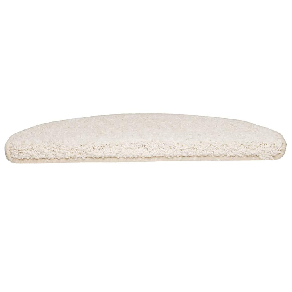 Stair Mats Half Round Large Pp Tufted White 65 x 25 x 4 cm Floor Mat Home 15