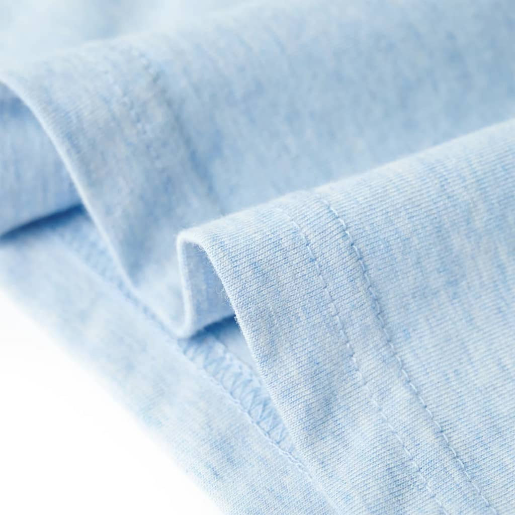 Kids'Tank Top Soft Melange Cotton Soft Blue Melange 104 Kids Clothing Kids'