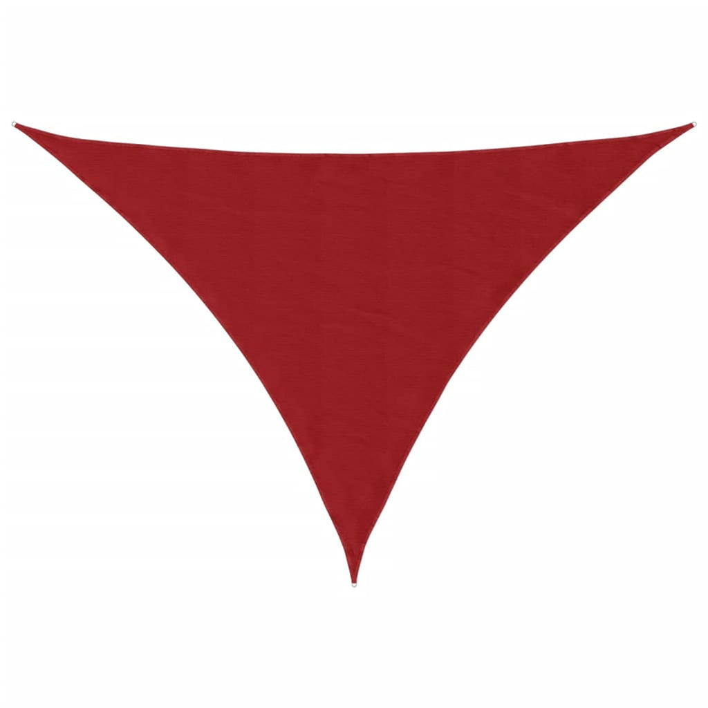 Sunshade Sail Oxford Fabric Red Water Resistant UV Resistant 300 x 400 x 400