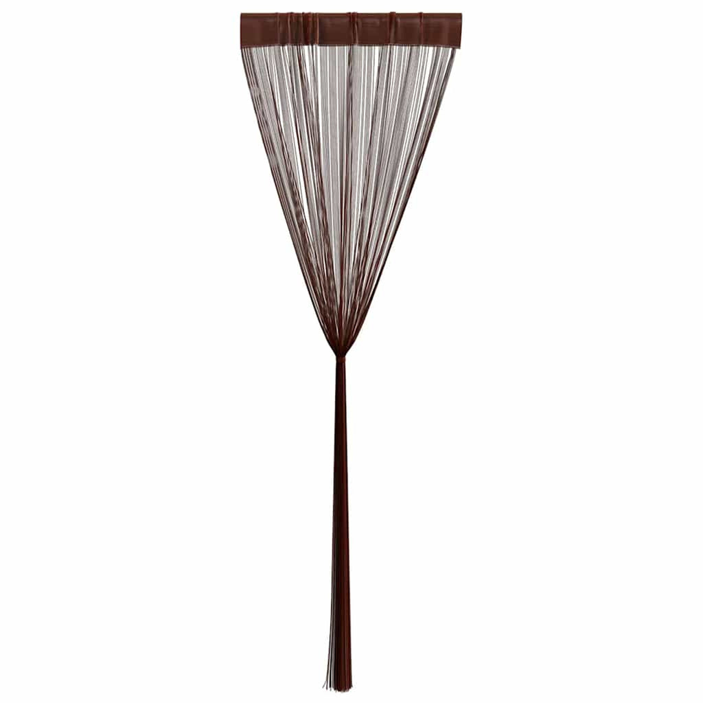 Curtain Fabric Brown 100 x 250 cm Window Dressing Home Furnishings Curtains