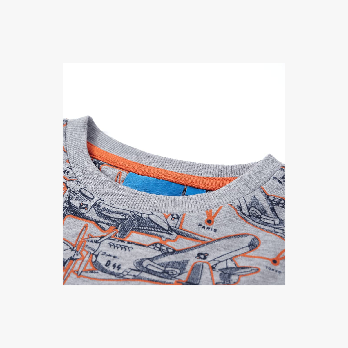Sweatshirt Cotton Grey Melange 92 Kids Clothing Children's Top Kids Variant 2