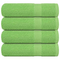 Towel Cotton Apple Green 150 x 100 cm Bathroom Bath Linen Home Towels 4 pcs