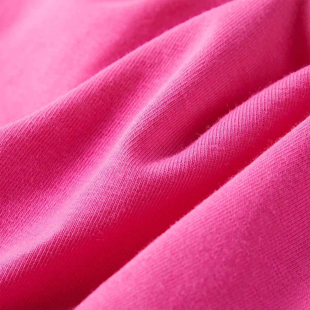 Kids T-Shirt Cotton Dark Pink 104 Children's Top Kids Clothing Kids Wear Cap