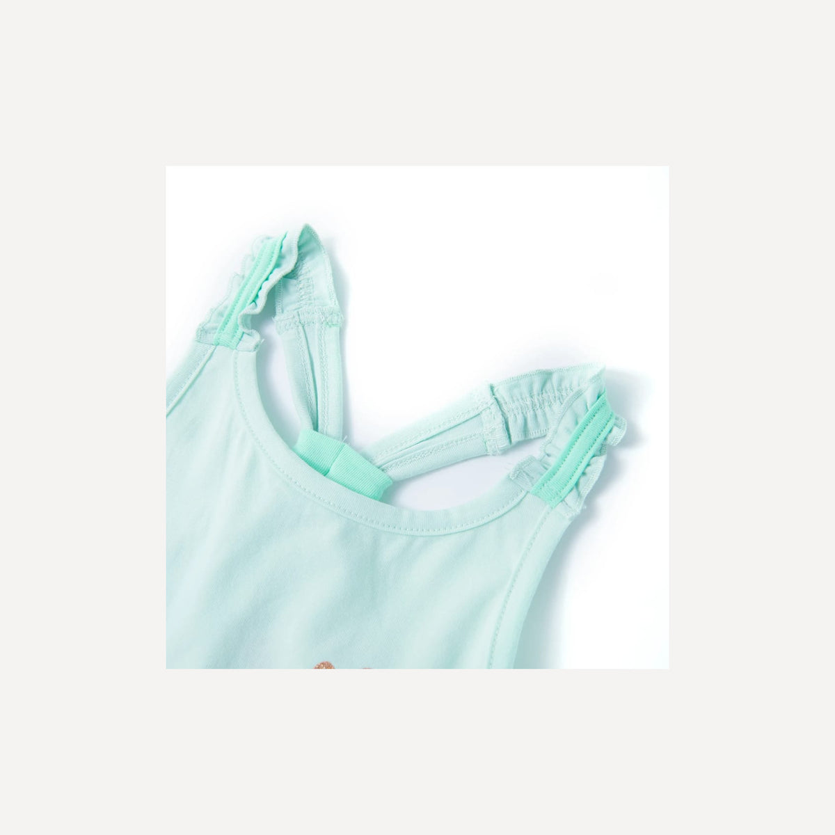 Kids'Tank Top Light Mint Cotton 116 Kids Clothing Children's Wear Kids Fashion