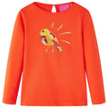 Kids T-Shirt Cotton Dark Orange 92 Children's Top Kids Clothing Kids Variant 4